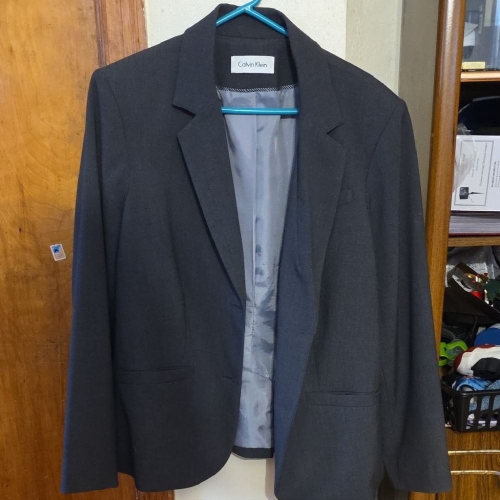 Calvin Klein Grey Blazer